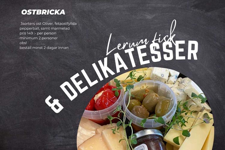 Rätter på cateringmenyn